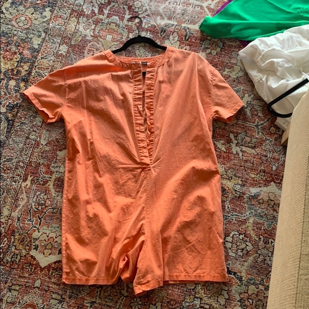 Orange Zara jumpsuit size medium